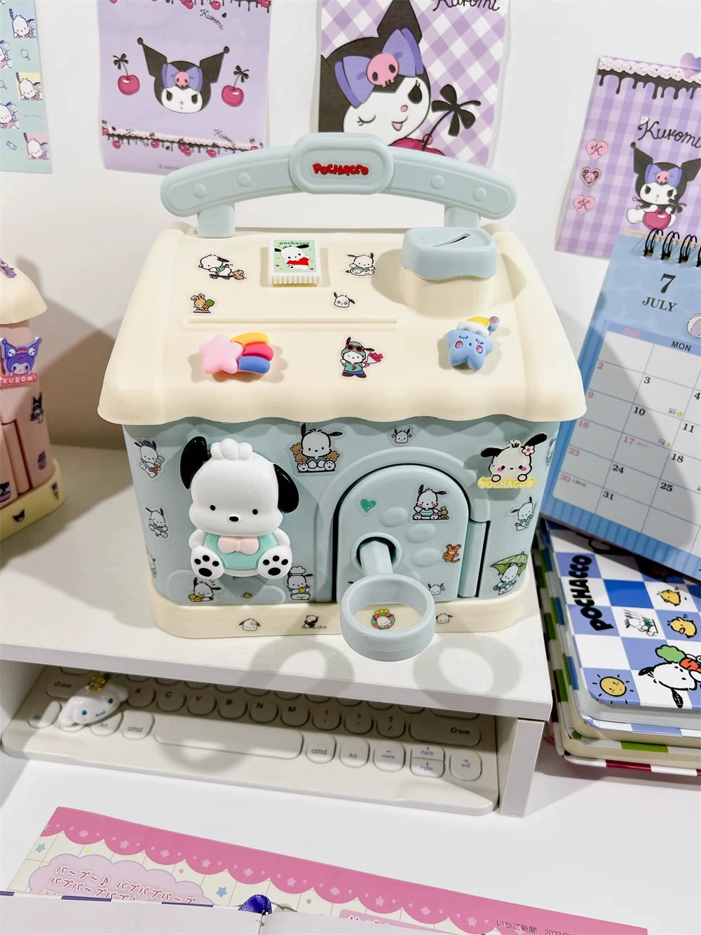 Cute children's coins, wallet, storage box, DIY