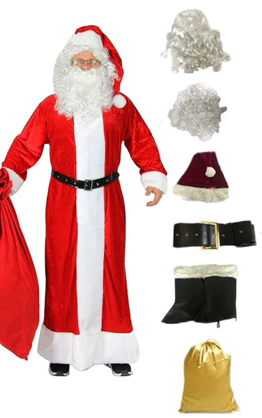 Oolong tea Da Hong Pao, hat, belt, wig, shoe covers, golden bag