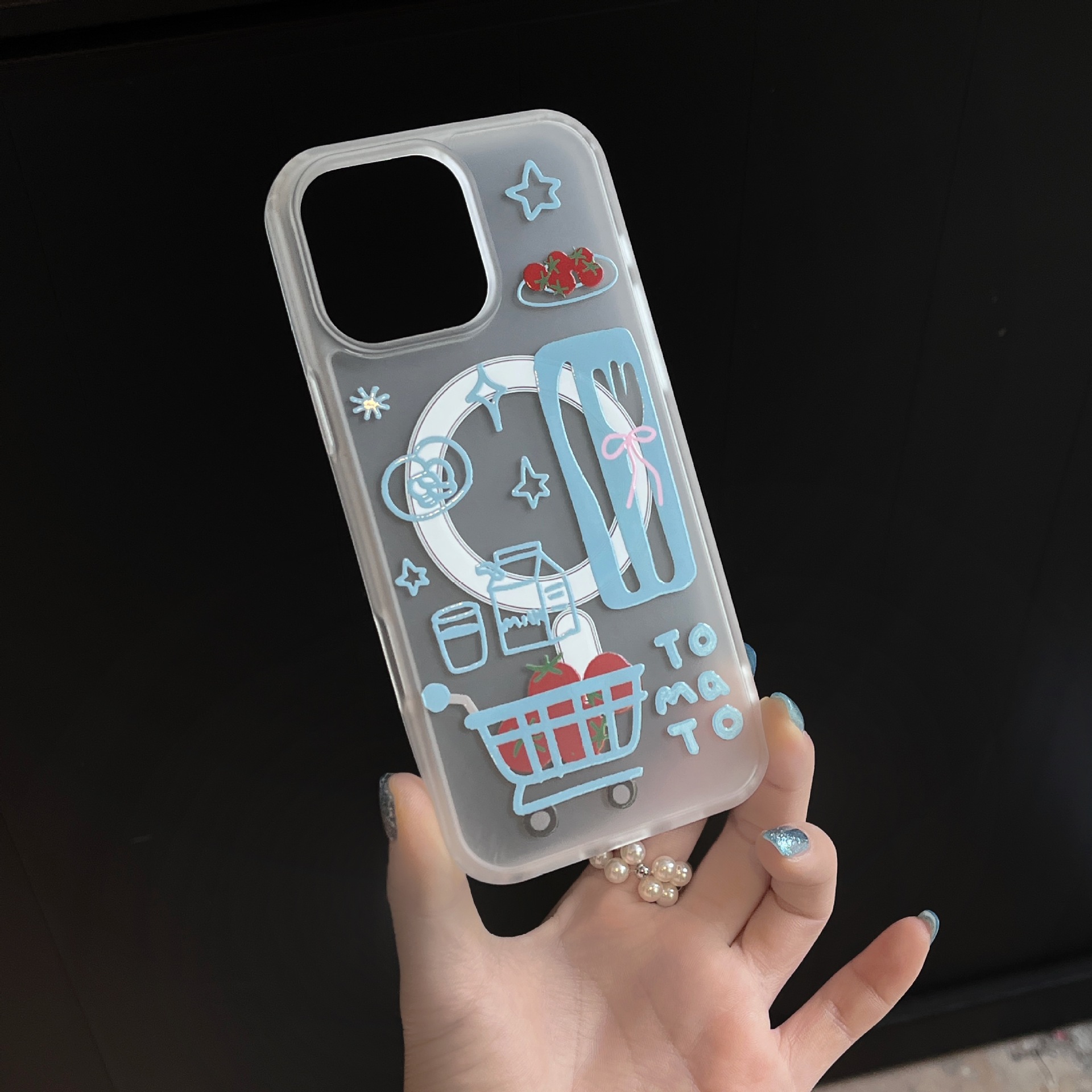 Carrito de compras de tomate magnético Soporte magnético para Apple 16ProMax funda para teléfono 15/14 Nuevo 13 Pareja 15P