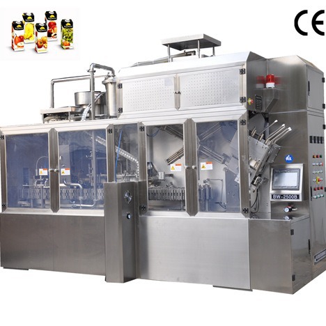 全自动牛奶果汁果粒果肉灌装机 沈阳北亚机器