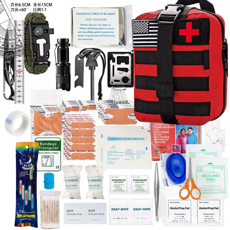 Cross-Border Outdoor Camping Equipment Survival Tool Set Wilderness Survival Emergency Kit Multi-Functional Combination Set Cross-Border Outdoor Camping Equipment Survival Tool Set Wilderness Survival Emergency Kit Multi-Functional Combination Set