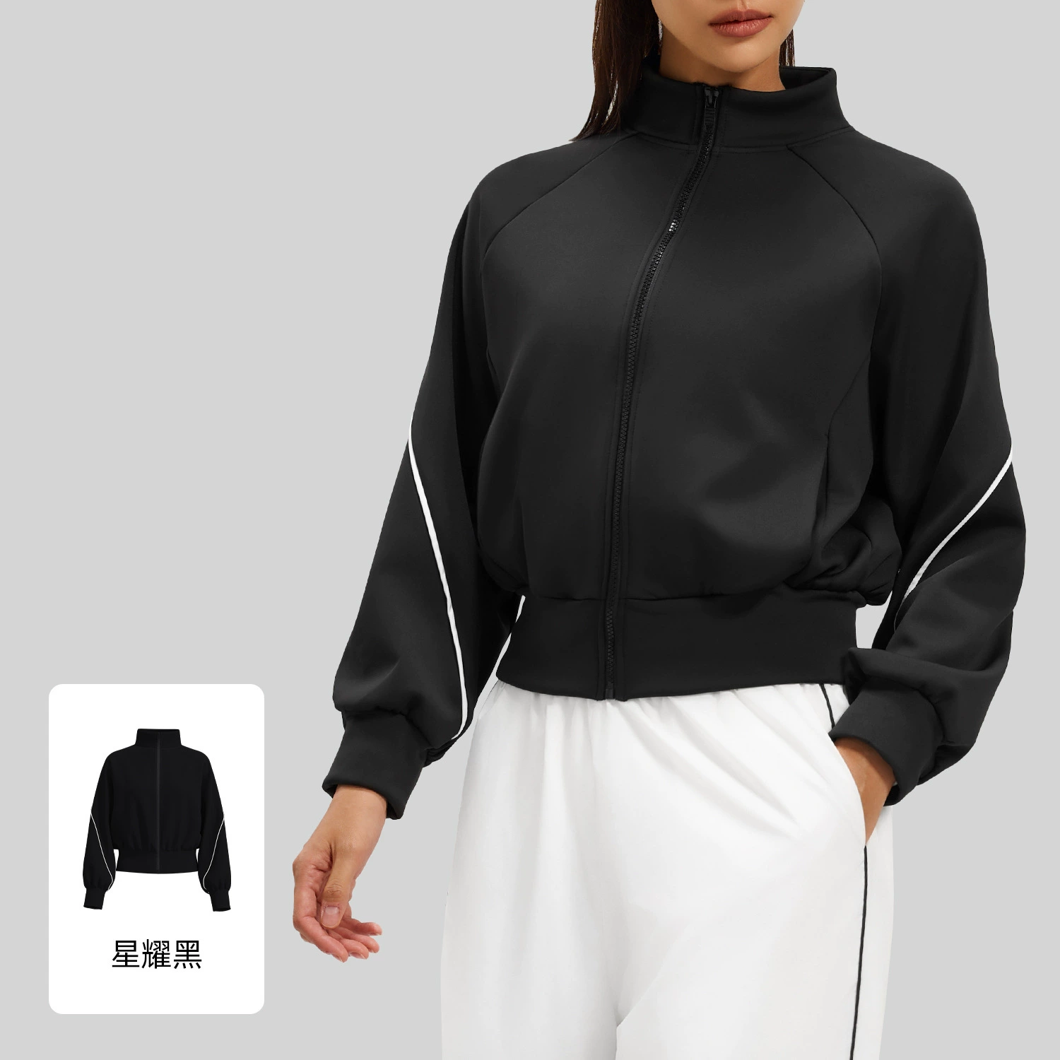 Деми-сезон флис обогревающий одежду для йоги, спортивная куртка, Slim Fit