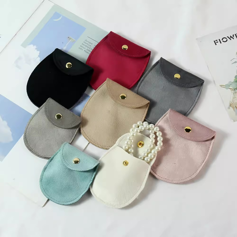 13g Weight Jewelry Packaging Bags Classification 1 Piece Quantity Holiday, Daily Occasion Solid Color Pattern Simple Style, Classic Style Style Simple Style Classic Style Solid Color Cloth Jewelry Packaging Bags 无