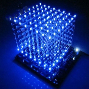3D8 Light Cube DIY Kit (573 2803 5a60s2)8*8*8 Light Cube Kit Send Data