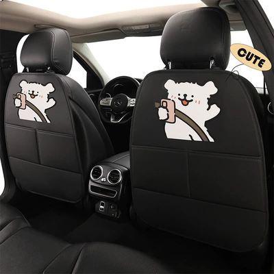 Chair back anti-kick pad — pad children's cartoon protection pad
