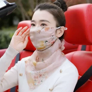 薄款夏季纯汉麻亚麻遮脸防晒口罩透气挂耳抗菌可重复使用随机发