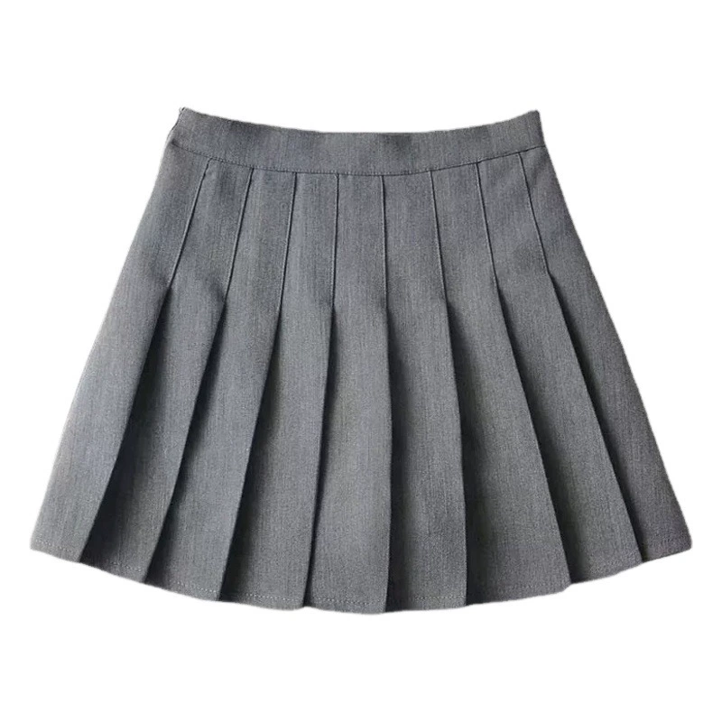 Европейская и американская плиссированная юбка с завышенной талией и подкладкой от ветра 2021 осень-зима академический стиль уменьшающая возраст противоскользящая юбка прилив