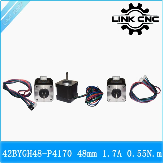 link cnc [шаговый двигатель NEMA17 42, 3D-принтер, корпус 48mm, модель 42BYGH48-P4170]