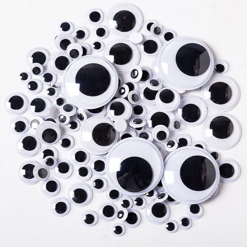 Adhesive eyeball for kindergarten, handmade, artwork