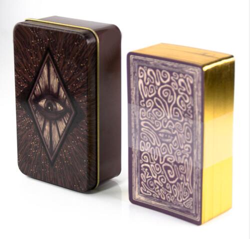 Tarot cards, hot stamping process, high-end iron box playing cards, wholesale cross-border products, Tarot Cards Deck