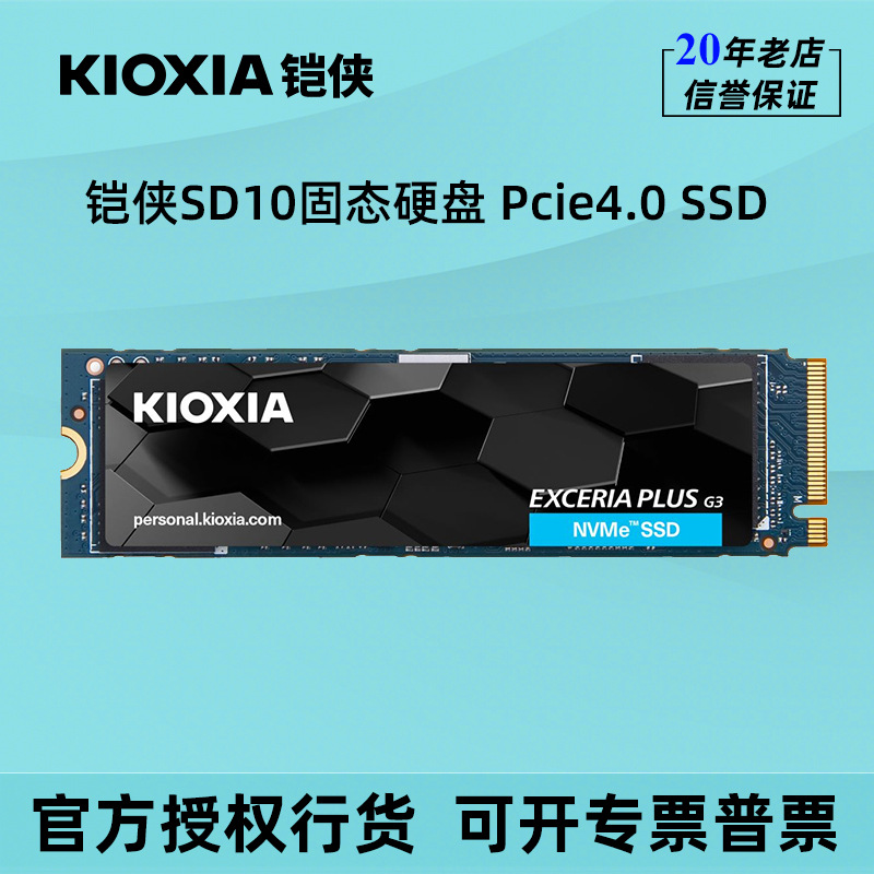 Unidad de Estado Sólido Kioxia SD10 1T 2T M.2 para Computadora de Escritorio y Portátil, SSD con Protocolo NVME Pcie4.0