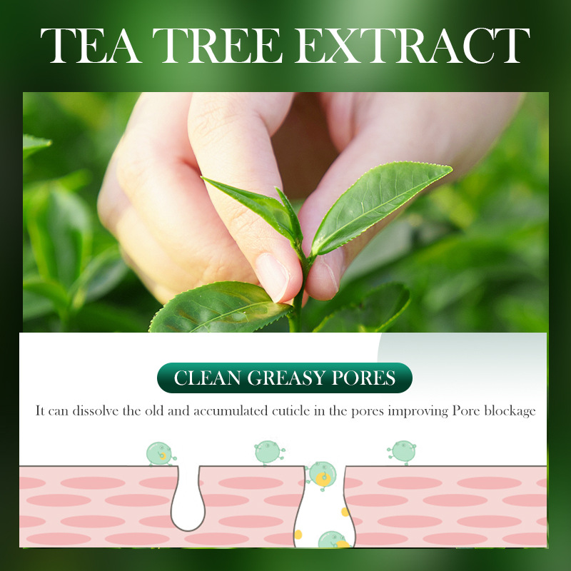 Tea Tree SADOER Removedor e Controlador de Óleo Líquido Impressão Produto para Cuidados com a Pele Hidratante Facial Anti Acne e_voghion.com