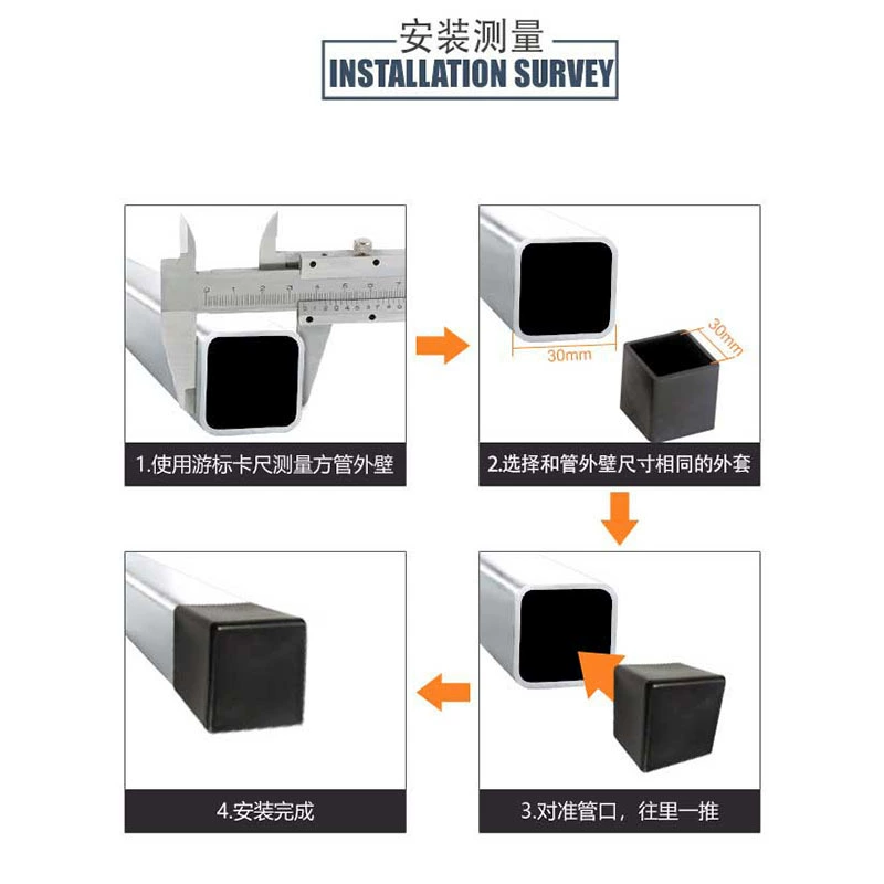 Внутренний диаметр 6 мм круглая труба мягкая куртка резиновый наружныйPlug труба куртка мягкая кожаная подошва защиты резиновый рукав противоскользящее подкладка