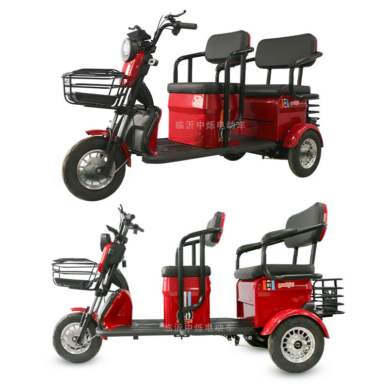 Comercio exterior transfronterizo personalizado 48V60V ocio triciclo eléctrico doméstico recoger niños coche de batería para personas mayores scooter