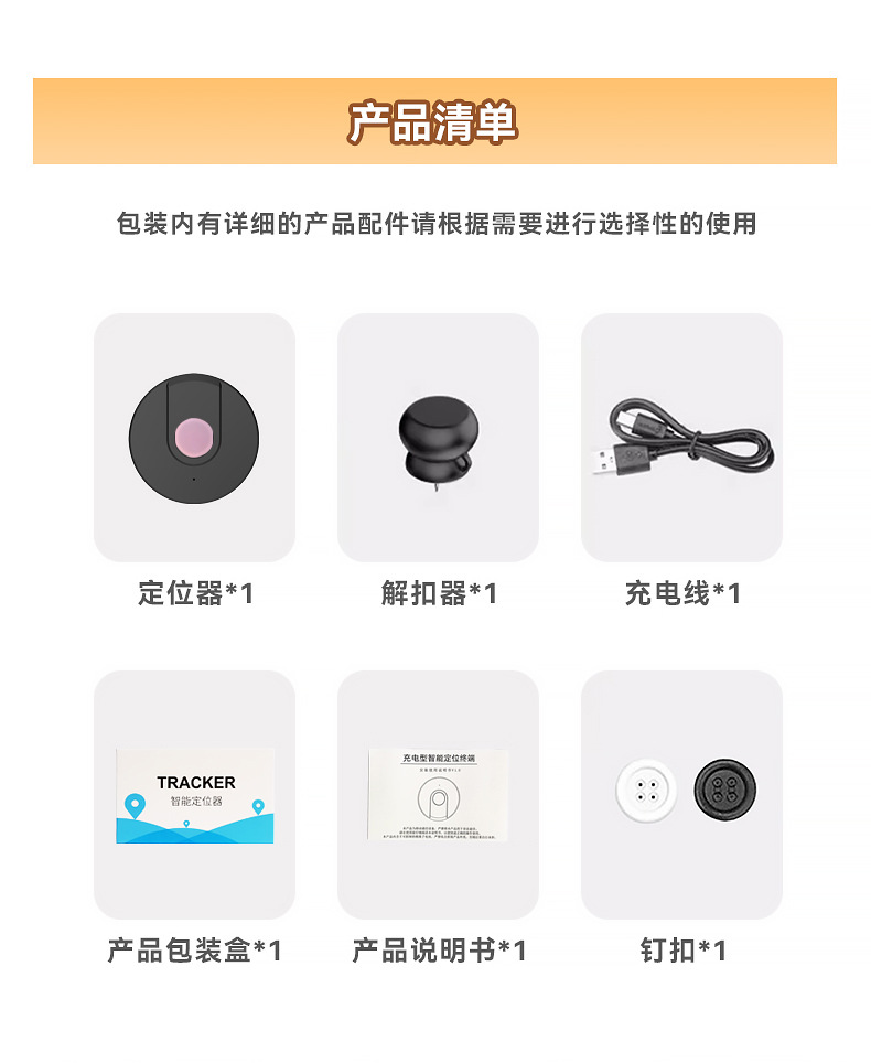 Children's GPS tracker for real-time location and anti-lost protection, elderly SOS alarm device with two-way communication and tracking function