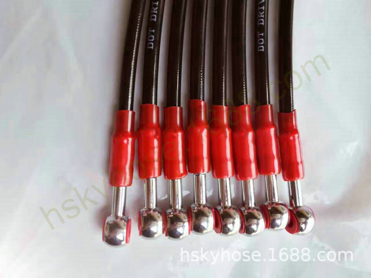 An3 Stainless Steel Connector Brake Oil Pipe 3.2*7.5mm Colored Steel Hose Motorcycle Modification Universal High-Pressure Oil