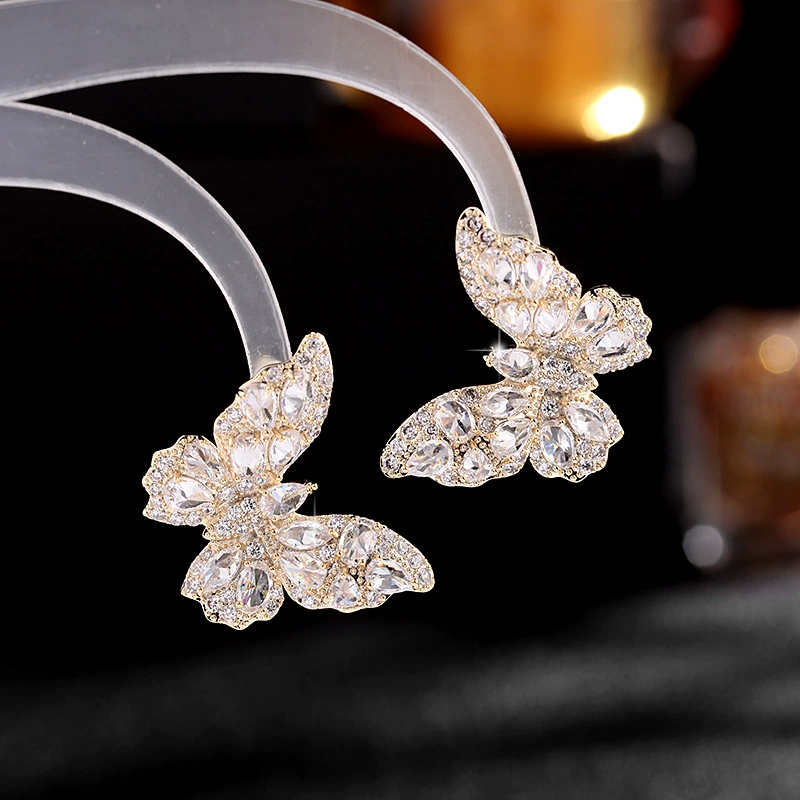 Three-Dimensional Earrings, 925 Silver Posts, European Style, Multi‑color Sizes