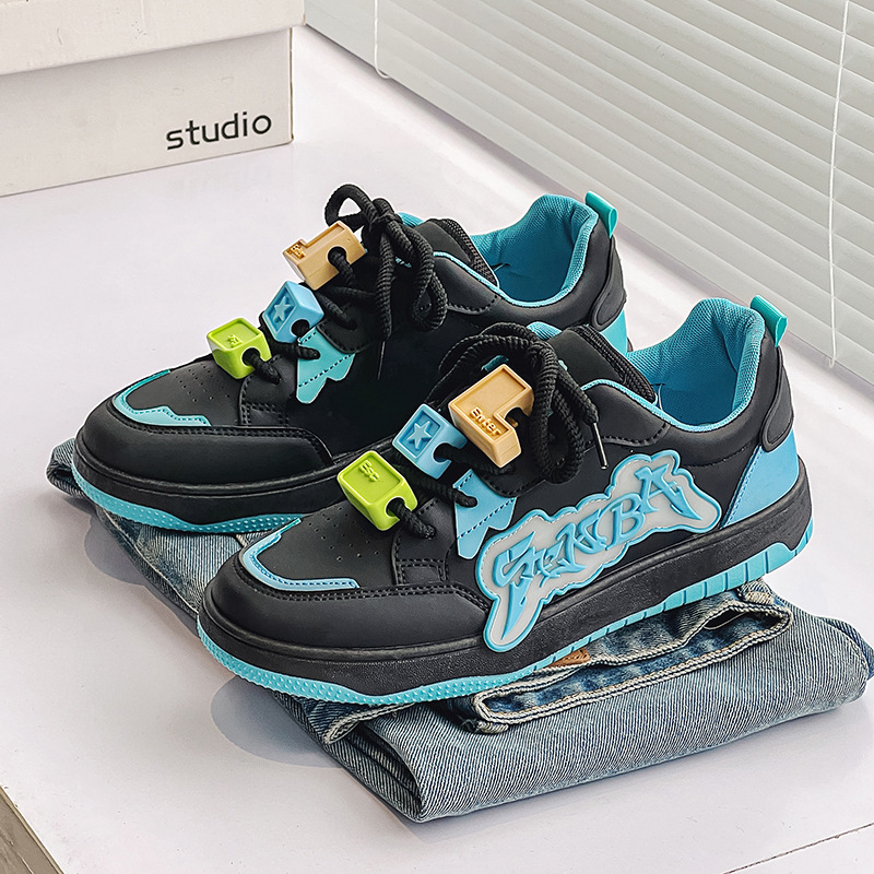 2024 nuevos zapatos de hombre primavera y otoño tendencia universal zapatos de skate casuales nicho coreano zapatos de moda de escuela secundaria