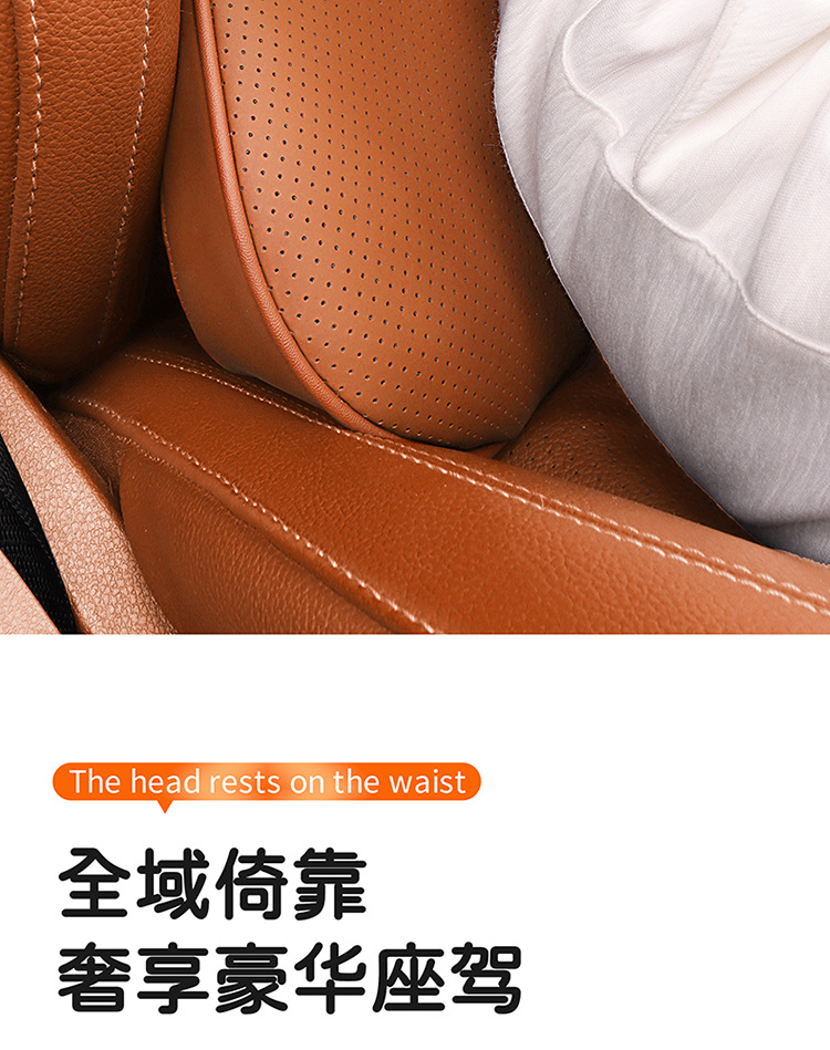 Car Headrest and Lumbar Support Made of Breathable Memory Foam, Neck Pillow with a Premium Feel, Car Seat Lumbar Cushion, Cushioned Headrest