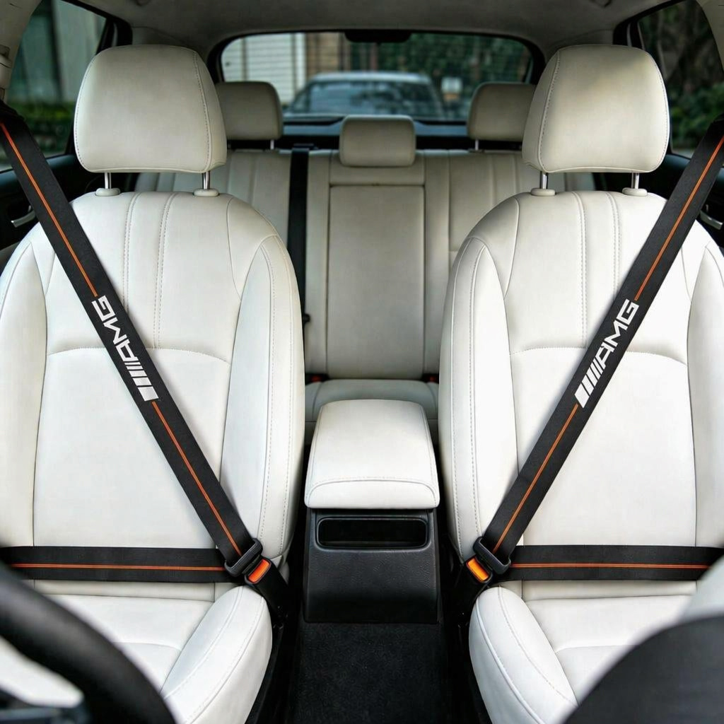 JDM universal nylon seatbelts for cars support cross-border dropshipping and are hot-selling branded universal car seatbelts
