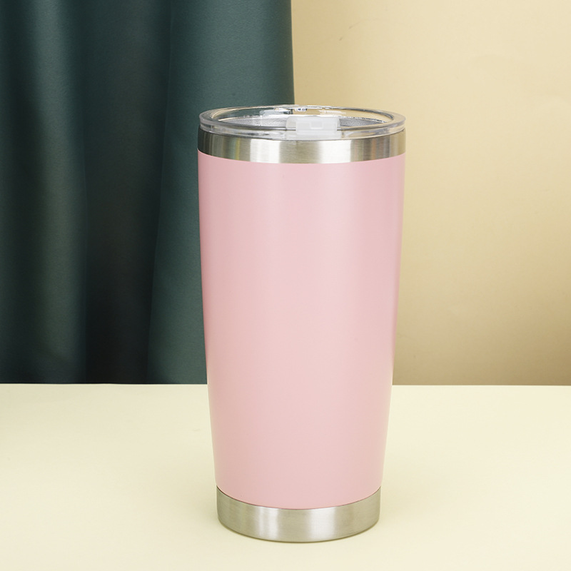 Comercio exterior de gran capacidad taza de helado cerveza taza de café de acero inoxidable doble 20oz taza de coche 304 taza de agua del coche