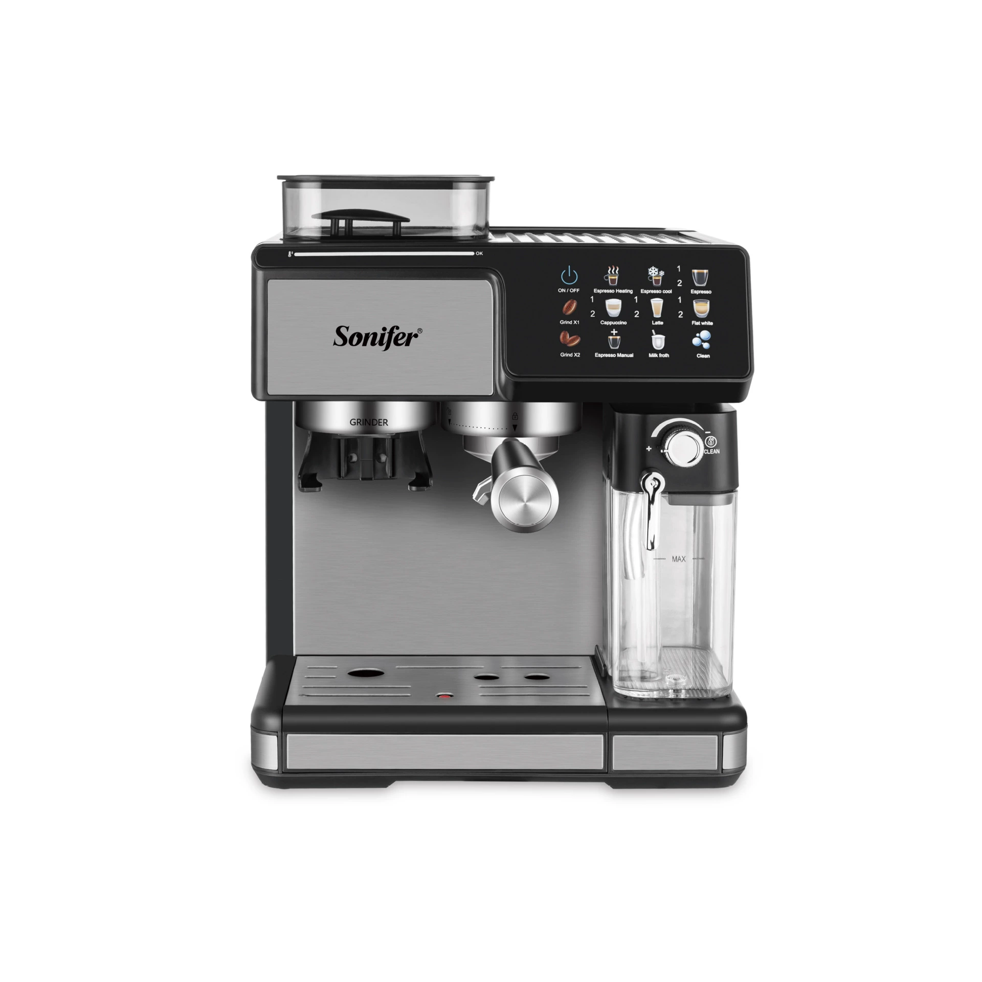 Кофемашина эспрессо компактная бытовая кроссборд Sonifer SF-3590