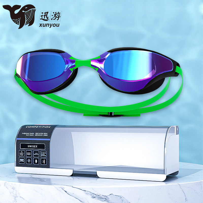 검정과 녹색 도금