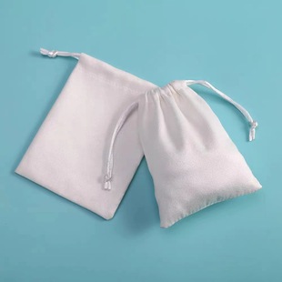 Flannel drawstring bag jewelry jewelry bag Wenwan drawstring packaging bag earphone charging treasure storage bag factory wholesale