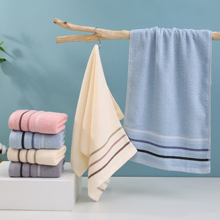 Towel Manufacturer Wholesale Street Stall 80g Adult Towel Labor Protection Gas Station Towel Polyester Cotton Broken Face Towel