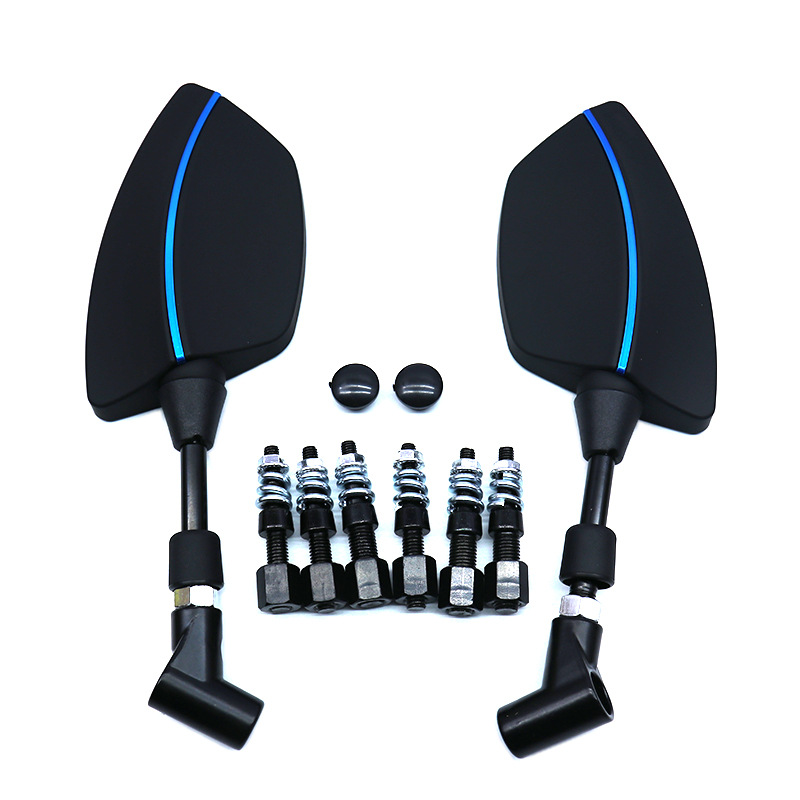 Motorcycle Modification Accessories Universal Tomahawk Style Rearview Mirror Small Knife Mt Electric Vehicle Rearview Mirror Reflector