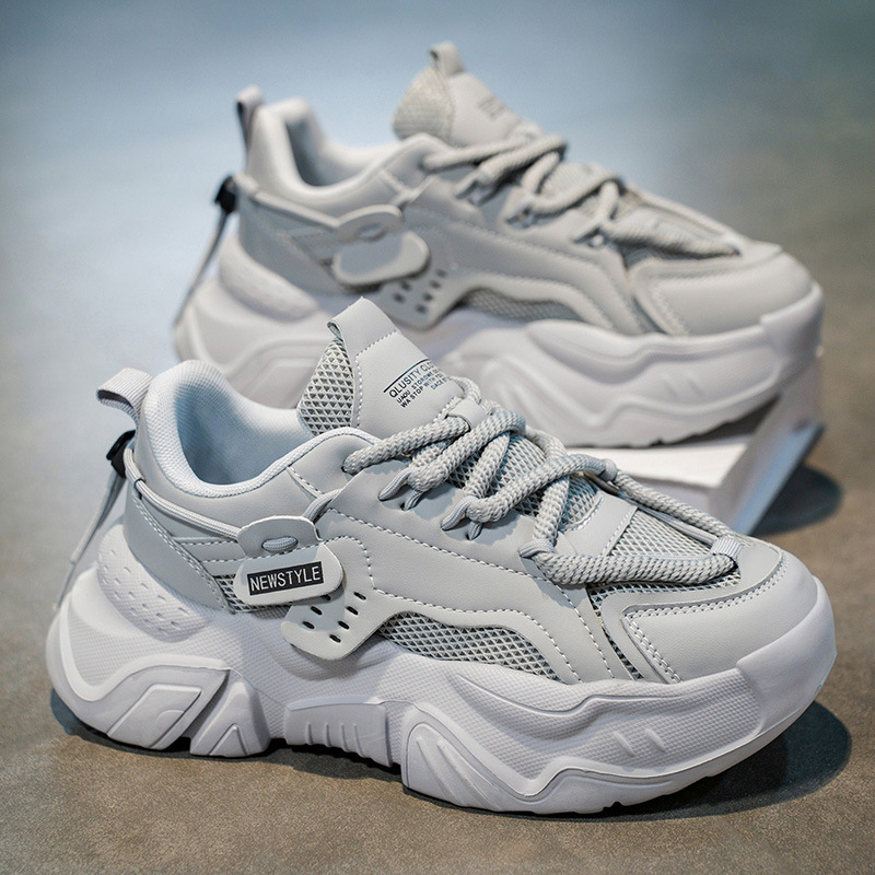 Zapatos de hombre 2026 nuevas tendencias de invierno para hombres, zapatos deportivos de suela gruesa, red transpirables, casuales, zapatos de moda para hombres