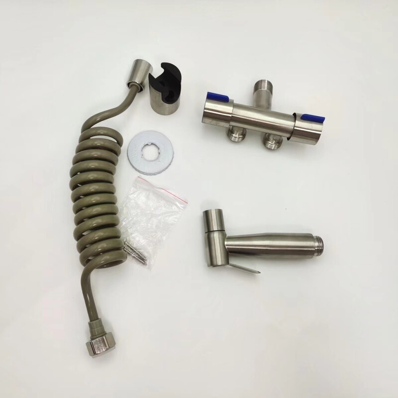 クロスボーダー双制御304ステンレス一進二出双用角弁4分活接続両用三通便器パートナースイッチ|undefined