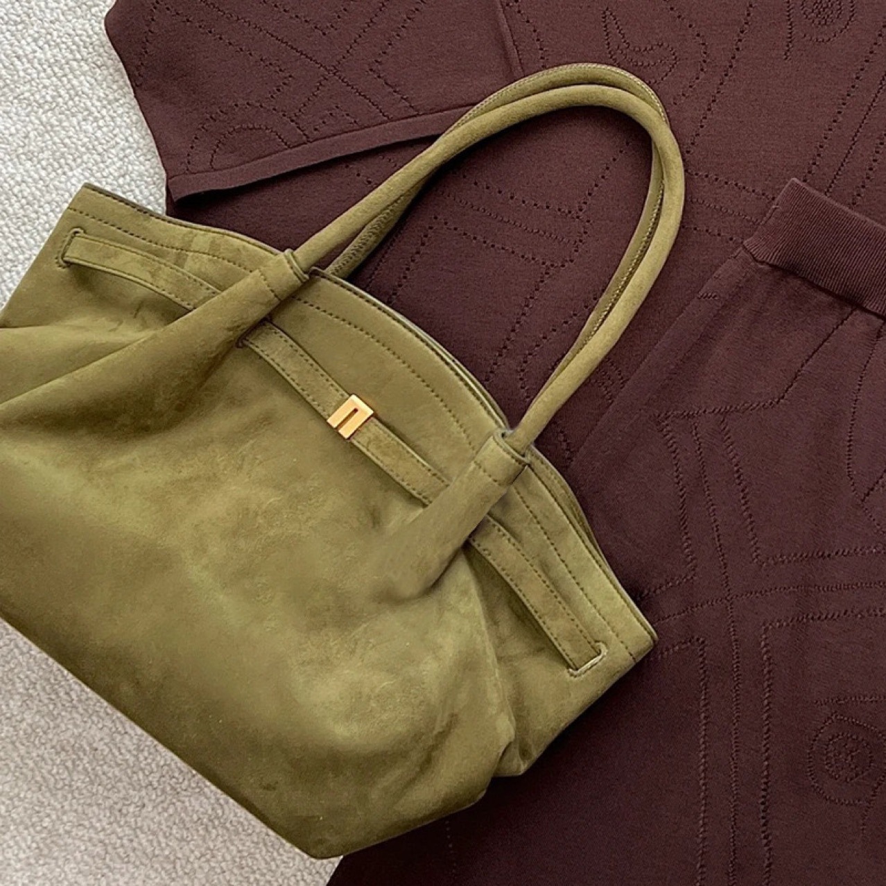 Jwpei dumplings Hana Senior sense muntjac Travel Bag bolso de hombro único bolso de moda europeo y estadounidense bolso de mujer tote