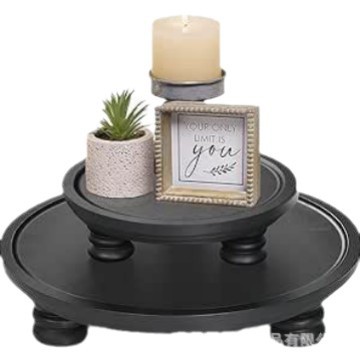 Estante de almacenamiento de escritorio de madera Estante de almacenamiento de velas de aromaterapia Estante de almacenamiento de madera maciza Artículos de tocador Cosméticos Organizador estante de postre