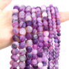 Organic crystal with amethyst, agate round beads, accessory