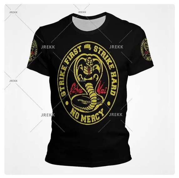 Summer New Fashion Men's and Women's Short Sleeve T-Shirt 3D Print O-Neck Cobra Casual Street Style Summer New Fashion Men's and Women's Short Sleeve T-Shirt 3D Print O-Neck Cobra Casual Street Style