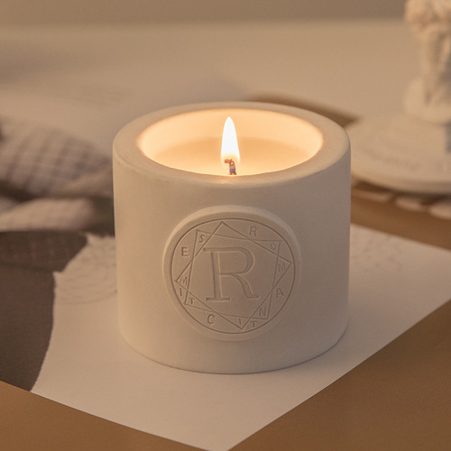 Aromatherapy candle essential oil gypsum fragrance gift box souvenir bedroom home indoor Christmas gift manufacturer direct supply