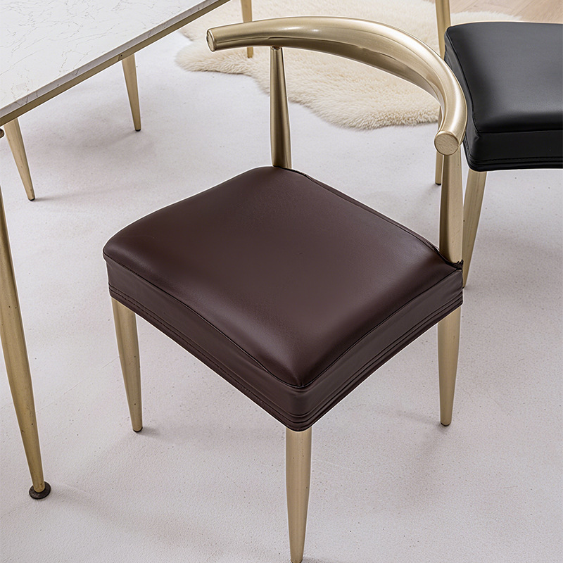 Nuevo cuero cubierta de silla de cuero cubierta de tecnología tela impermeable a prueba de agua cubierta de silla a prueba de aceite cubierta de silla a prueba de polvo doméstica cubierta de silla a prueba de desgaste