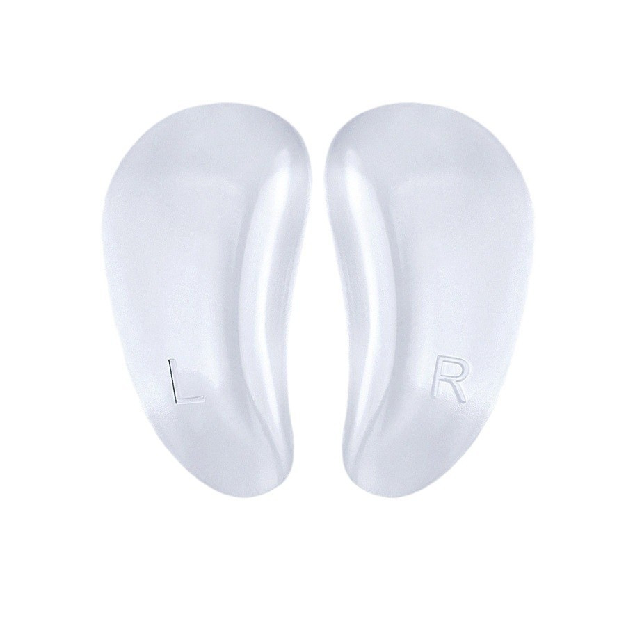Silicone para adultos y niños pequeños soporte de arco plano calzado de calzado antideslizante amortiguador almohadilla de arco de gel almohadilla de centro del pie