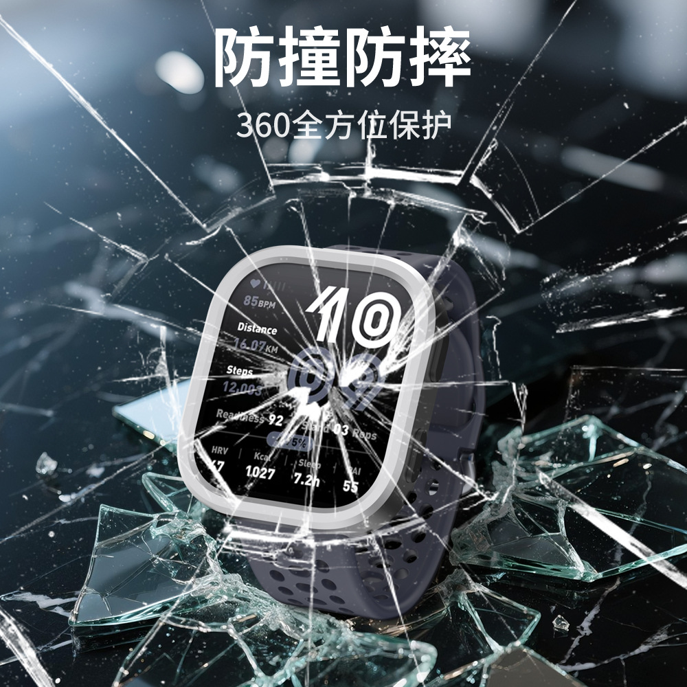 Suitable for Huami Amazfit Bip 6 smart watch, thin metal protective case, anti-fall and anti-scratch case 3