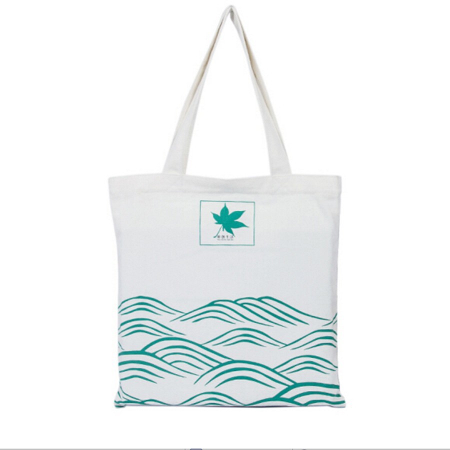 欧美风单肩帆布手提袋女文艺清新休闲帆布袋女士购物袋批发可丝印