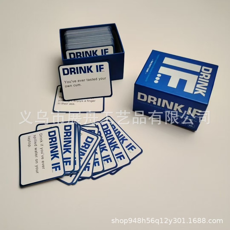 跨境新品 Drink IF... Hilarious Adult Drinking Game 饮酒游戏|undefined