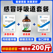 禽病养鸡专用药鸡鸭鹅呼噜感冒流鼻涕张口呼吸鸡流感呼吸道特效