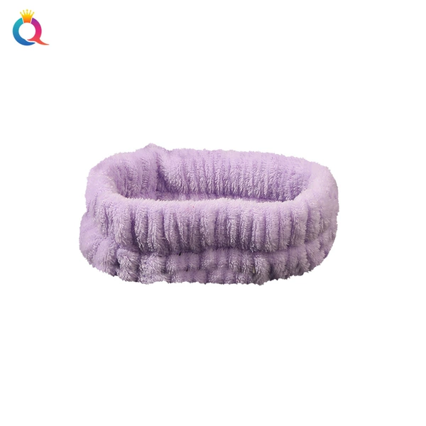 Solid color purple headband