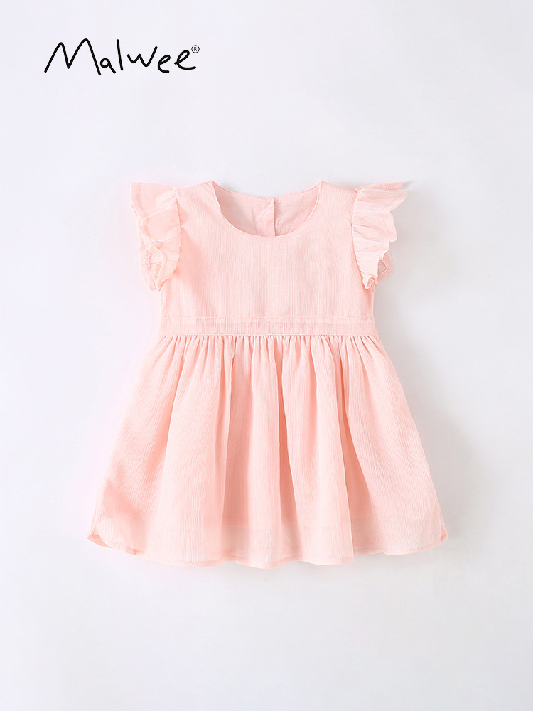 Falda de princesa para niñas malwee vestido de verano nuevo estilo europeo y americano para niñas pequeñas y medianas