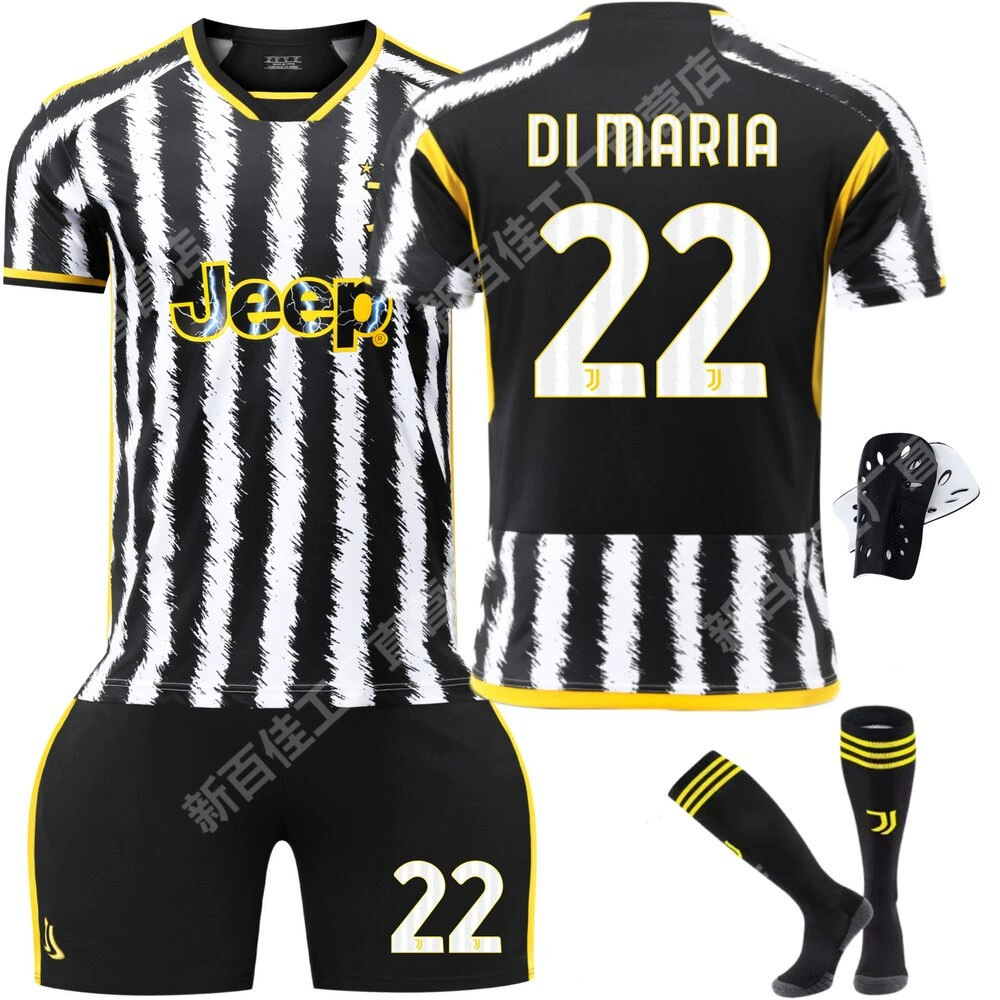 2314 Juventus домашняя футбольная форма новый набор № 9 Хове 22 Ди Мариа 10 Погба 7 Чiesa