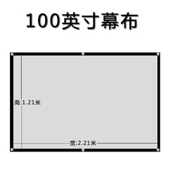 高精細100インチ幕