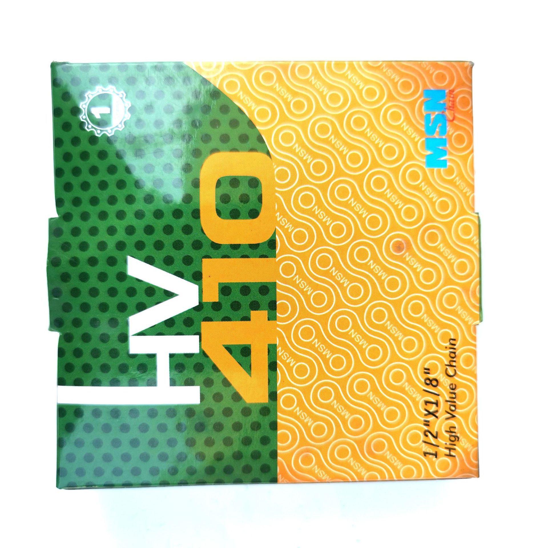 HV marca 410 fabricante de cadena de bicicleta eléctrica cadena de bicicleta Cadena de vuelo muerto Cadena de bicicleta de montaña