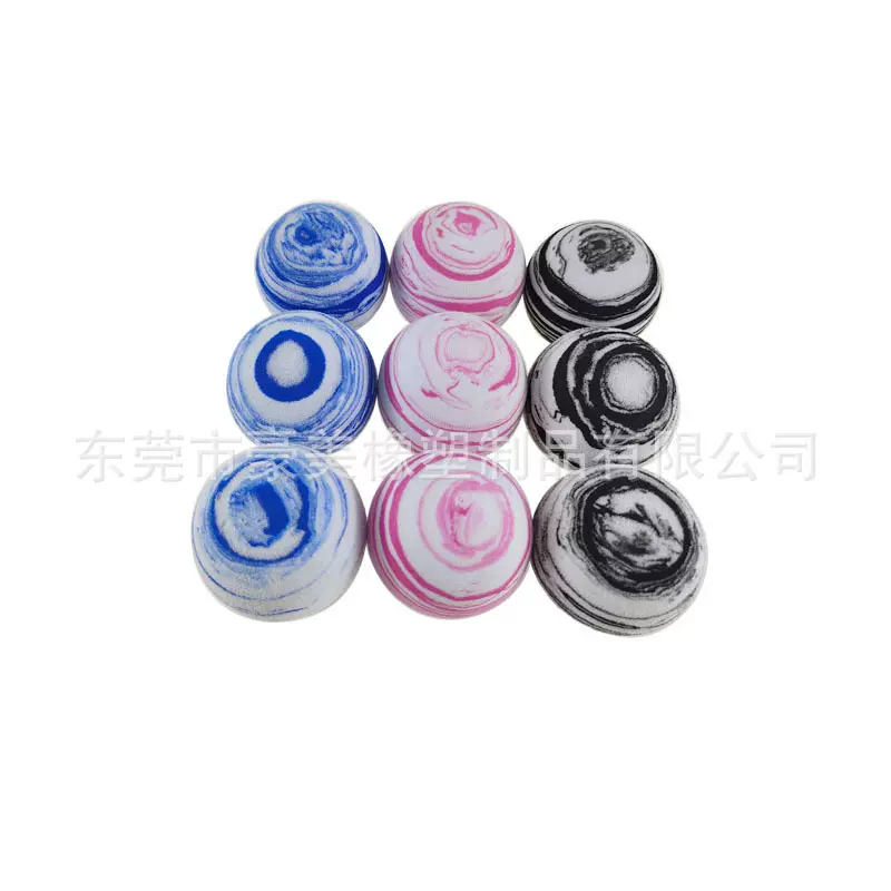 EVA海绵球彩色实心研磨软子弹球筋膜枪EVA按摩球头厂家量大价优
