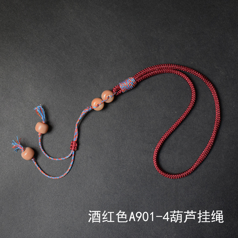 小さなひょうたんストラップ手織りシンプルで丈夫なひょうたんロープ DIY アートアクセサリーアクセサリーロープタッセル A901|undefined